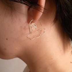 （單耳用）PBP-079 14kgf wire pierced earring(OVNI) 第3張的照片