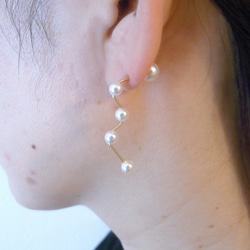 PBP-121 14kgf wire pierced earrings (l'étoile du nord) 第4張的照片