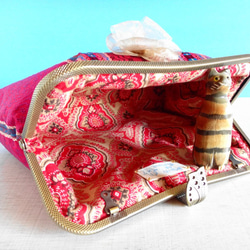 チュニジア布の２wayバッグ（サハラの夕焼１８時３２分） 5枚目の画像