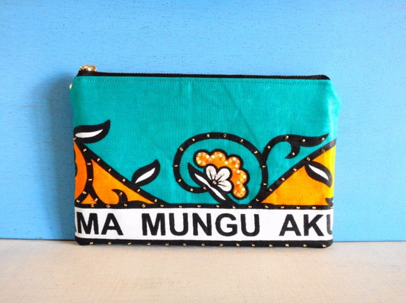 SALE☆Petanko袋的非洲坎加（流動*） 第1張的照片