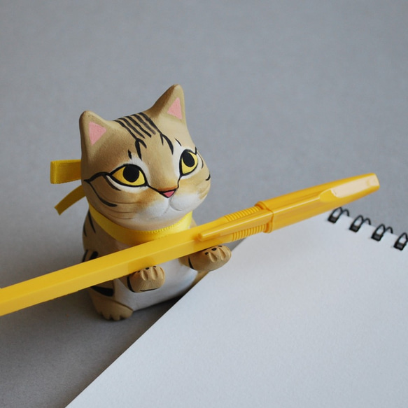 専用ページ　ペン置きねこ ネコのペンおき | Qualia