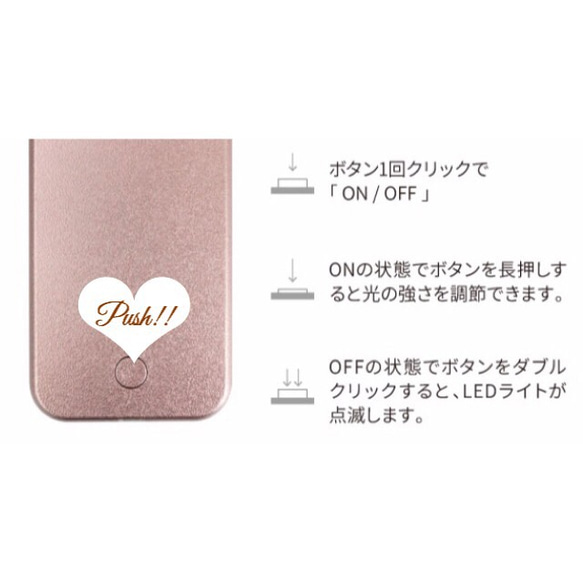 1coin Sale!!!〈ピンク〉イニシャルリボン付 LEDフラッシュ iPhone6.6sケース 4枚目の画像