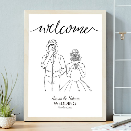 思い出の写真をウェルカムボードに！想い出の写真に想いのポエム A4サイズ 61o2626CPBL._UF350,350_QL50_.jpg