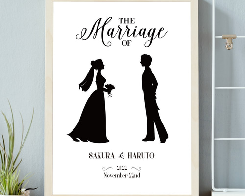 ˚✧₊⁎結婚式 書道のお名前ウェルカムボード♡シンプルで可愛いデザイン！ ✧₊⁎結婚式 書道のお名前ウェルカムボード♡シンプルで可愛い