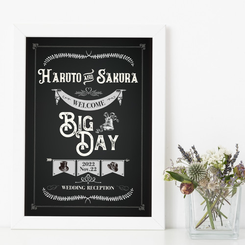 ウェルカムボード 作成 刺繍 ウェルカムボード ファミリーボード B4サイズ 受注製作