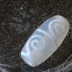 白玉髄✨白毫天珠 天然石 F* 通販 12741980｜Creema(クリーマ)