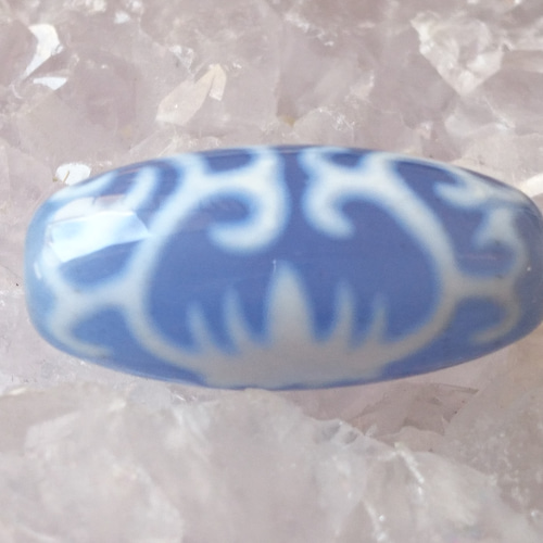 極上✨青玉髄✨如意蓮花天珠 天然石 F* 通販 12742135｜Creema