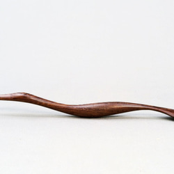 木製 鳥のかんざし MTS/ムラサキタガヤサン 3枚目の画像