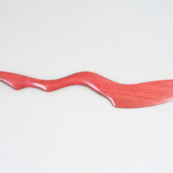 海水魚のバターナイフ・木製PI/ピンクアイボリー 防水 3枚目の画像
