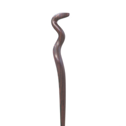 木簪 蛇のかんざし(Lサイズ)  木製KW/キングウッド 防水 6枚目の画像