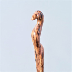 木簪 ホルスのかんざし 木製BT/ボコテ 6枚目の画像