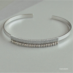 simple ito_bangle (silver) 3枚目の画像