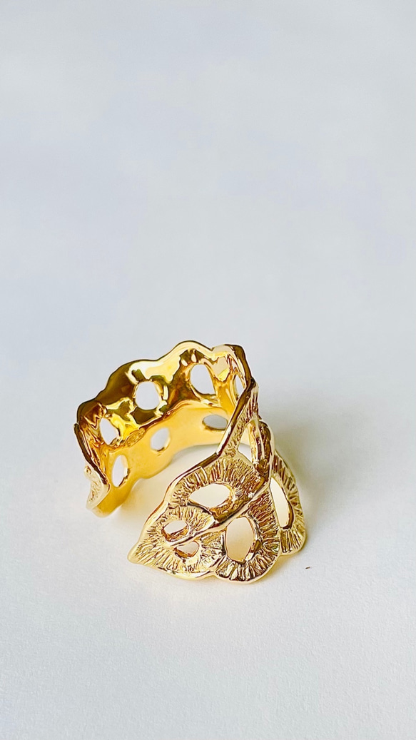 みずの波紋の指飾り(Gold) 指輪・リング conoa (コノア) 通販