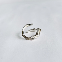 氷のフレアの指飾り CR-04/silver 7枚目の画像