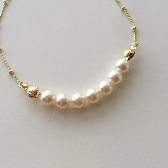 pearl anklet  *shell* 2枚目の画像