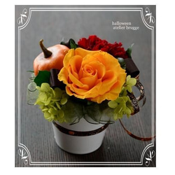 【手作りキット】人気の花器　プリザーブドフラワー「ティーカップアレンジ」プリザキット　ギフト　ハンドメイド　キット　 1枚目の画像