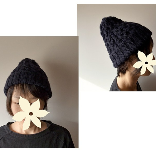 アパルトモン ニット帽 ネイビー L'Appartement｜アパルトモンの帽子（レディース）の公式通販