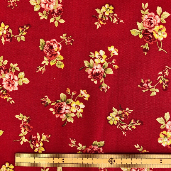 USAコットン　MARCUS Fabrics　RAMBLING ROSE 4枚目の画像