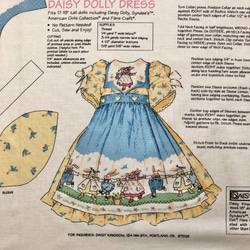 USAコットン　パネル生地　BUNNY HOP DAISY DRESS PANEL 2枚目の画像