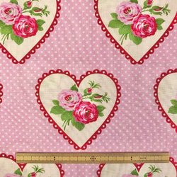 USAコットン　カットクロス　FREE SPIRIT　Valentine Rose　Dottie Valentine 4枚目の画像