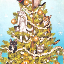 USAコットン　クリスマスパネル生地　ROBERT KAUFMAN　HOLLY JOLLY CHRISTMAS 5枚目の画像