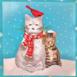 USAコットン　クリスマスパネル生地　ROBERT KAUFMAN　HOLLY JOLLY CHRISTMAS 7枚目の画像