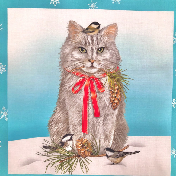 USAコットン　クリスマスパネル生地　ROBERT KAUFMAN　HOLLY JOLLY CHRISTMAS 10枚目の画像