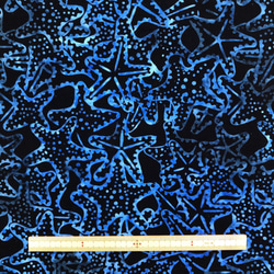 USAコットン　michael miller　マイケルミラー　バティック生地　STARFISH BATIK 3枚目の画像