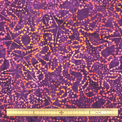 USAコットン　michael miller　マイケルミラー　バティック生地　STARFISH BATIK 2枚目の画像