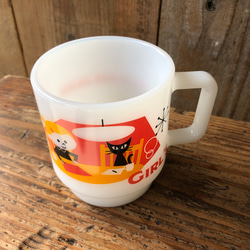 milkglass Girl´s MUG   (crafted in japan) 5枚目の画像