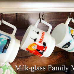 milkglass Girl´s MUG   (crafted in japan) 8枚目の画像