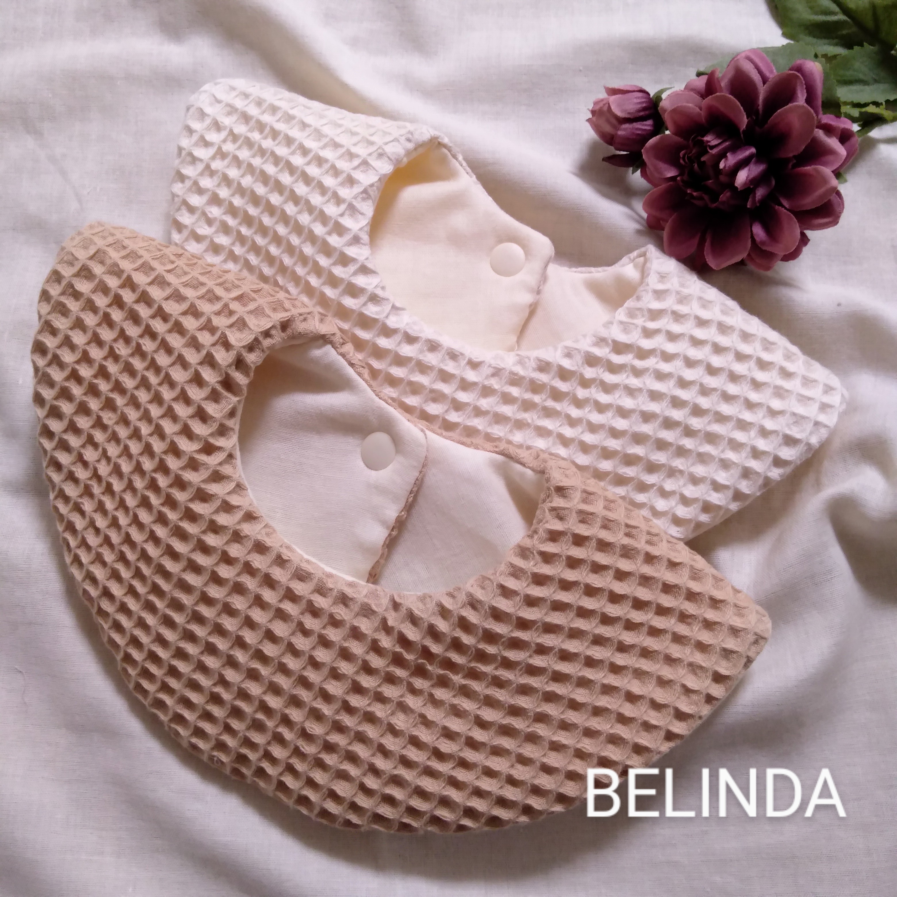 soldout】ふかふかリバーシブルよだれパット♡ハンドメイド