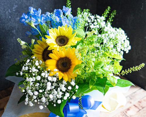 【値下げしました】向日葵 ブーケ 14個セット 2_ff40e3b925af9b9dd203e95800a5