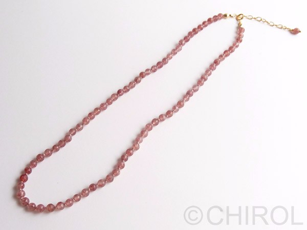 モスコバイト ネックレス/(SV925) 18KGP