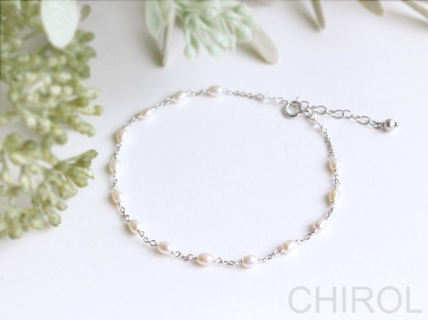 ･･ 淡水パール ブレスレット･･/ SV925