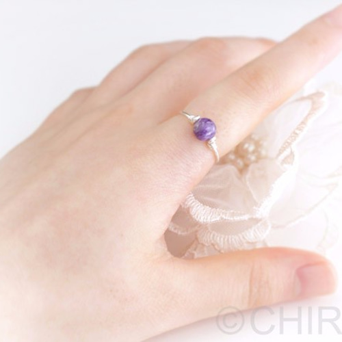 チャロライト ハンドメイド シルバーリング | www.ibnuumar.sch.id