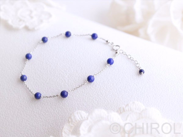 【再販】 ・ ラピスラズリ の ブレスレット・/ SV925