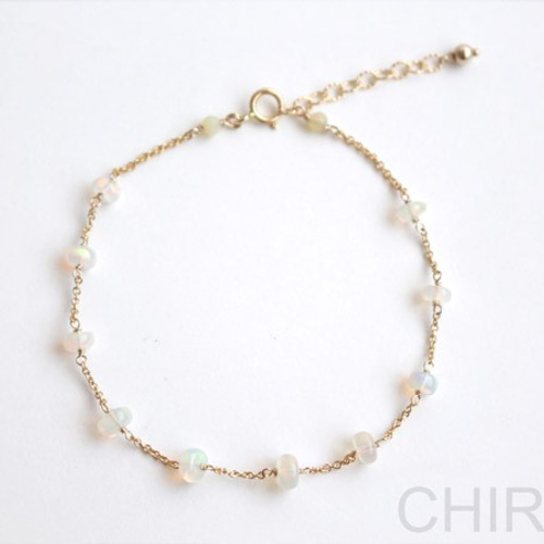 オパール○ ブレスレット/ 14kgf ブレスレット Lu*Na + CHIROL 通販|Creema(クリーマ) 9831068 オパール○ ブレスレット/ 14kgf ブレスレット Lu*Na + CHIROL 通販|Creema(クリーマ) 9831068
