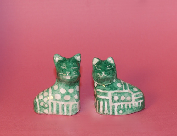 阿吽の狛猫 （ 送料無料 ） その他置物 chatchatblanc 通販 10246369