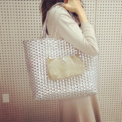 【受注制作】Tote(L)イニシャルチャーム入れ可能♪ 2枚目の画像