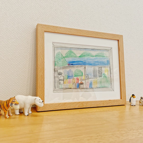 縁 』無垢ビーチ(ブナ)材のフォトフレーム 自然オイル仕上げ