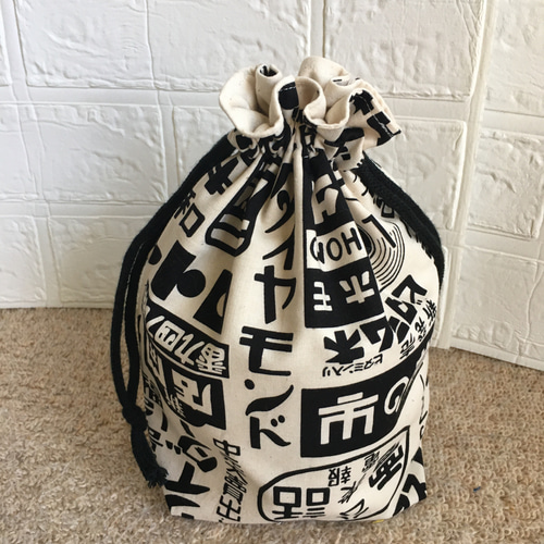昭和 レトロ ラウドネス 袋 巾着 カバン バッグ CINCH】巾着BAG – CINCH inc