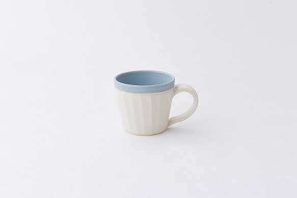 【晋六窯】PELICAN TEA CUP／WHITE（白）可愛い陶器のカップ 1枚目の画像