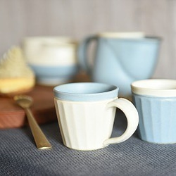 【晋六窯】PELICAN TEA CUP／WHITE（白）可愛い陶器のカップ 4枚目の画像