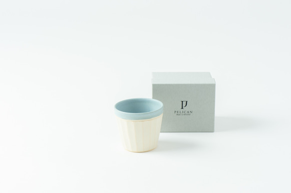 【晋六窯】PELICAN CUP／WHITE　デザートを入れたり小鉢としても使える可愛 4枚目の画像