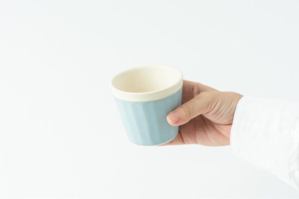 【晋六窯】PELICAN CUP／BLUE　デザートを入れたり小鉢としても使える可愛いカップ 10枚目の画像