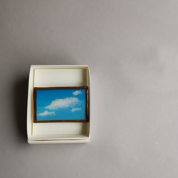 【SOLD】青空と雲ブローチ 5枚目の画像