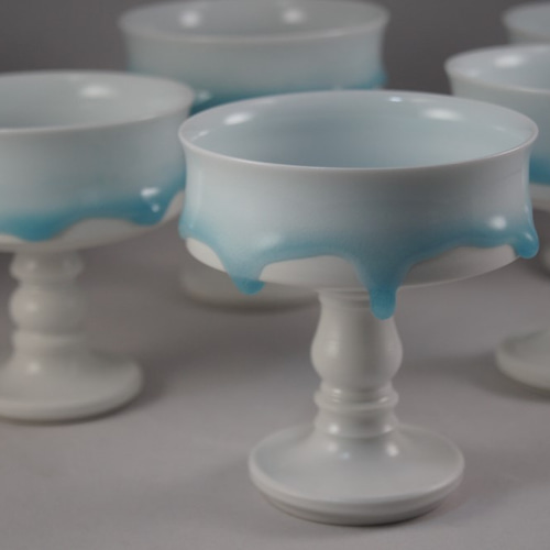 雫デザートカップ 1個 西隆行 受注生産 ワイングラス nishi takayuki