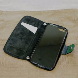 智能手機的皮套表Nume牛皮革磨砂皮規格訂單生產 第3張的照片