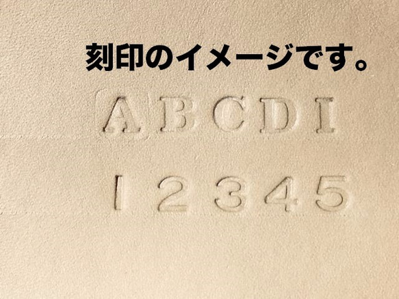 本革　カラーヌメ　キーケース　オレンジ 4枚目の画像